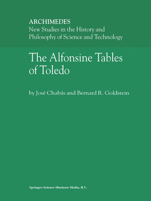 cover image of The Alfonsine Tables of Toledo